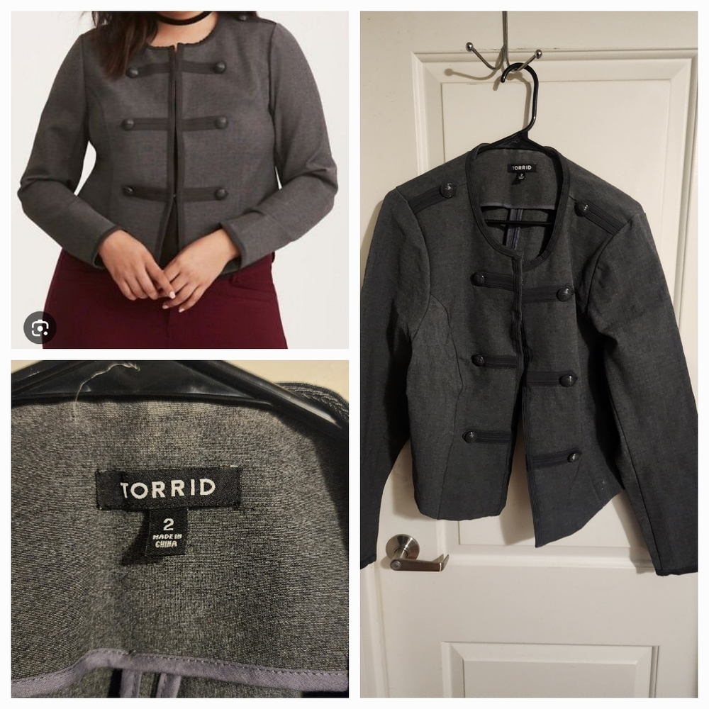 Torrid military jacket